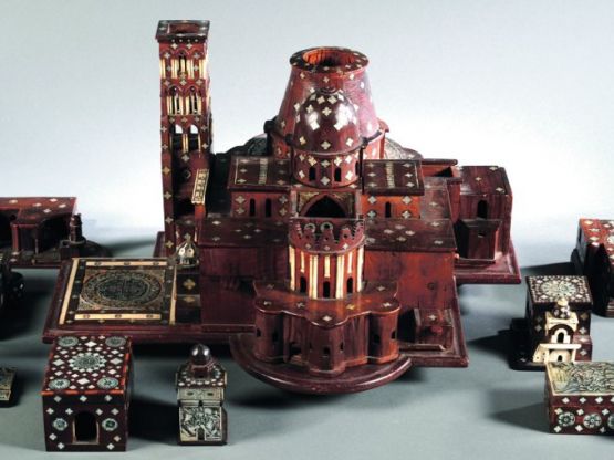 Maquette du Saint-Sépulcre et d’autres lieux de pèlerinage.